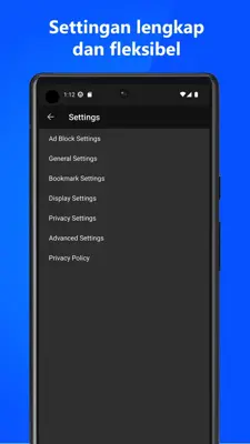 Blue Proxy Browser android App screenshot 4